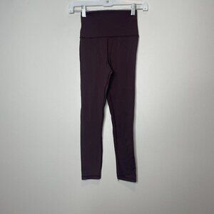 Glyder Dark Purple High Waisted Leggings Size XS